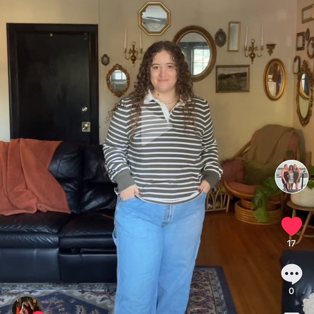 Vintage collared top